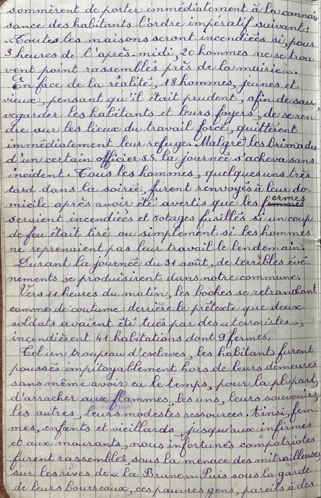 Carnet de Fernande Pillot - page 2