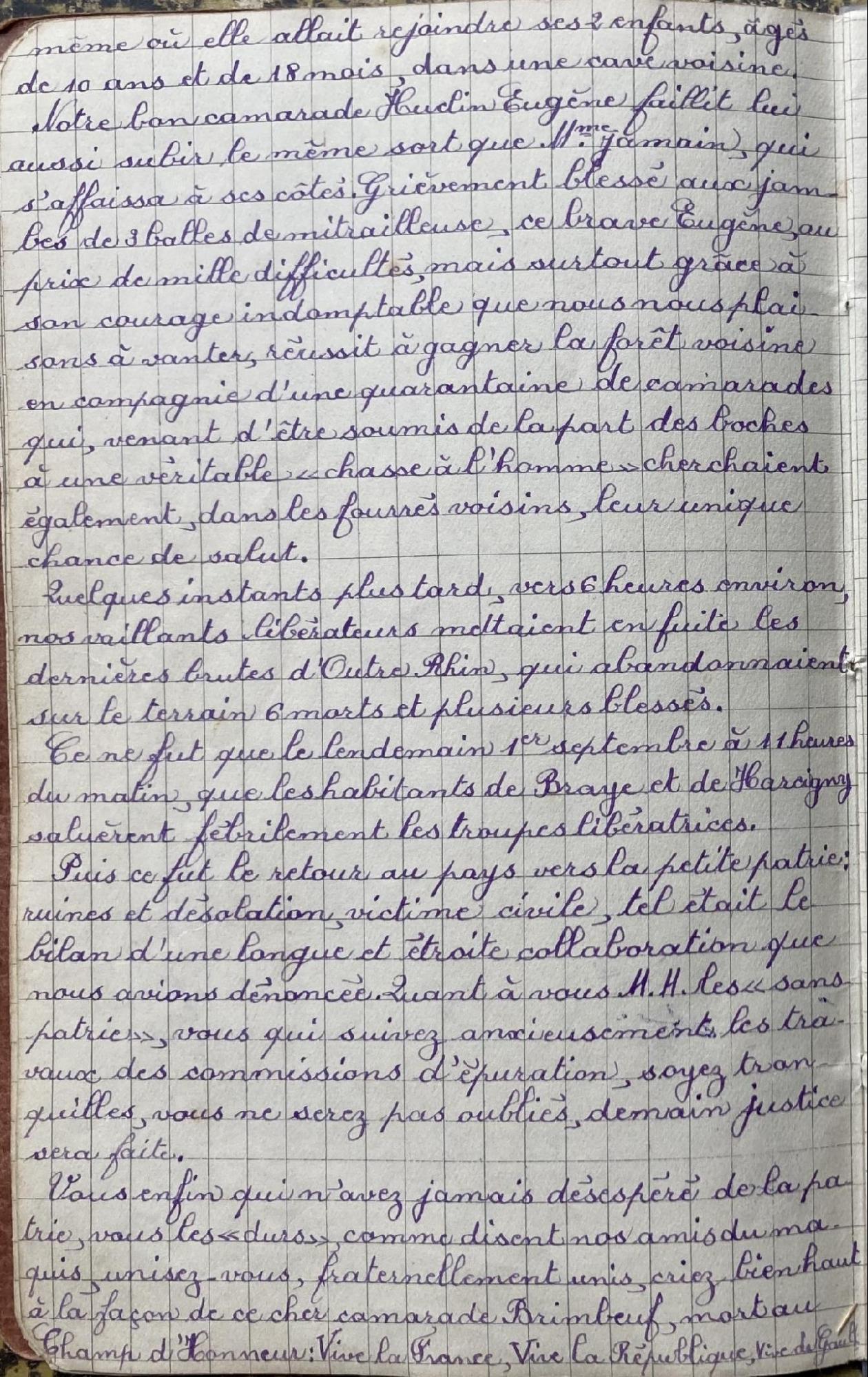 Carnet de Fernande Pillot - page 4