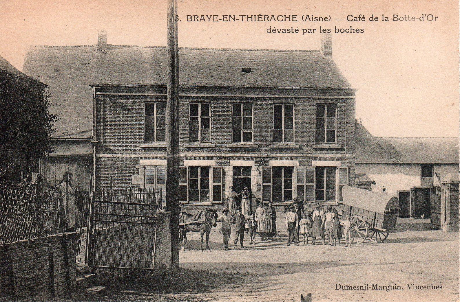 Le café épicerie Carlin dans les années 20